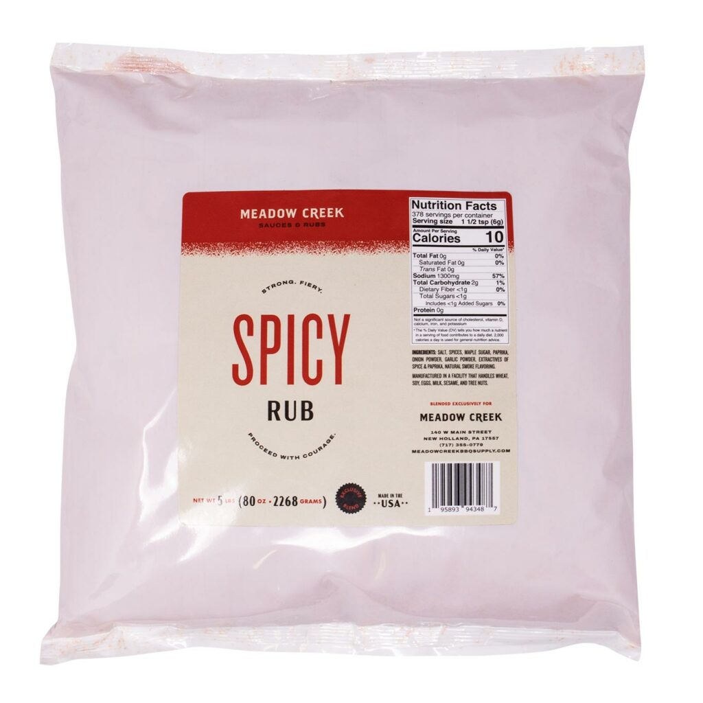 Meadow Creek Spicy Rub Meadow Creek Barbecue Supply