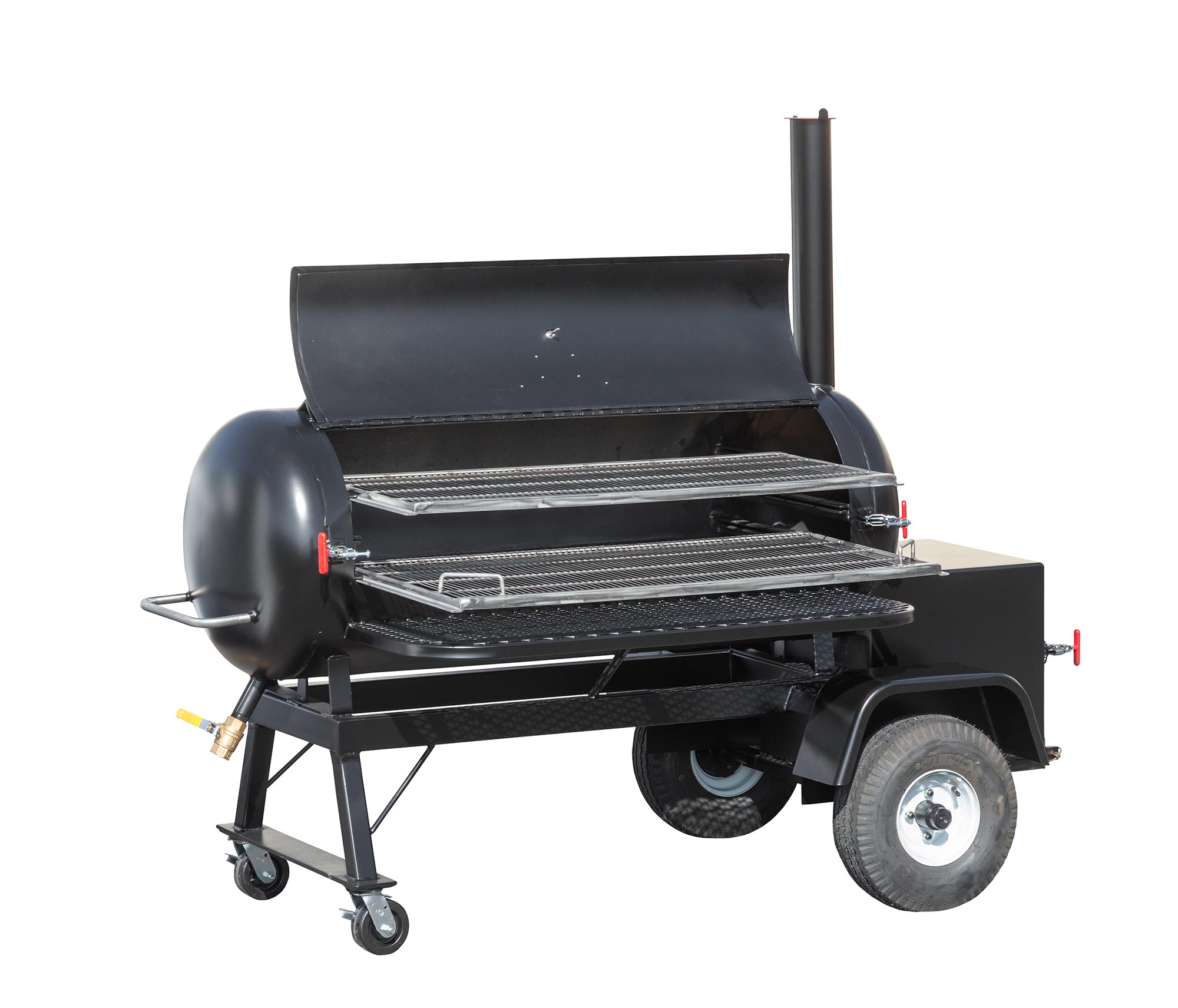 Meadow Creek TS120P Push-Around BBQ Smoker - Meadow Creek Barbecue