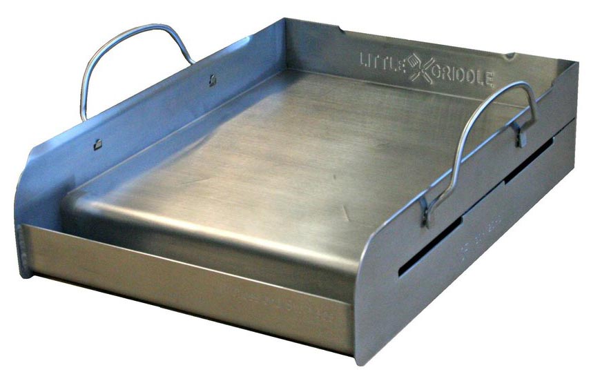 seasoning a stainless steel griddle