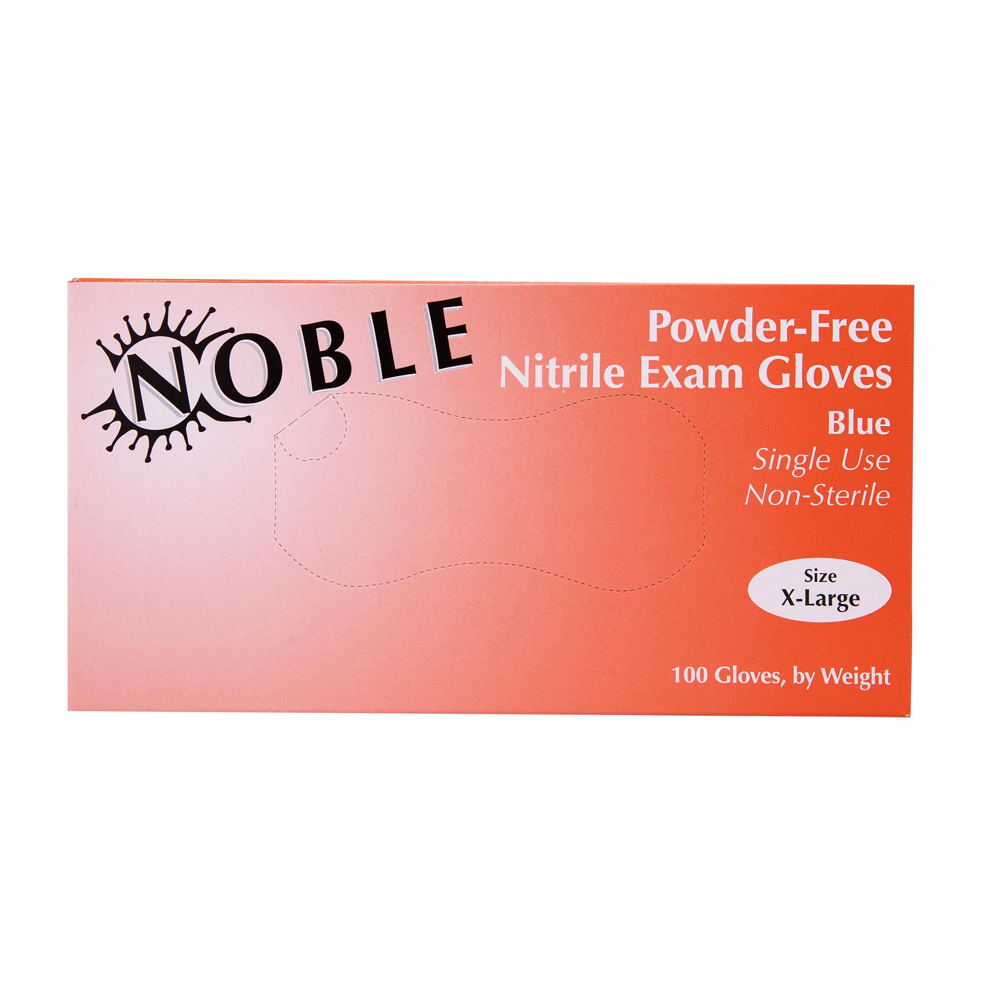 noble powder free nitrile exam gloves