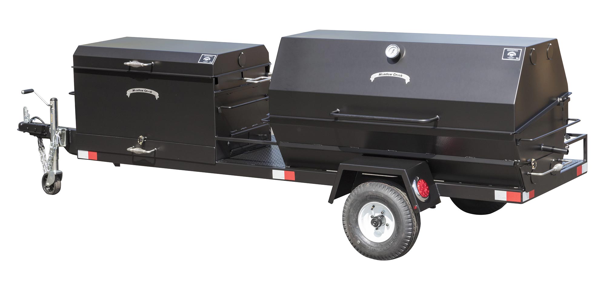 Meadow Creek TS120P Push-Around BBQ Smoker - Meadow Creek Barbecue