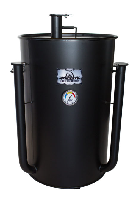 Gateway 55 Gallon Drum Smoker Matte Black Meadow Creek Barbecue Supply