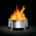 Breeo X Series 42 Smokeless Fire Pit Stainless Steel